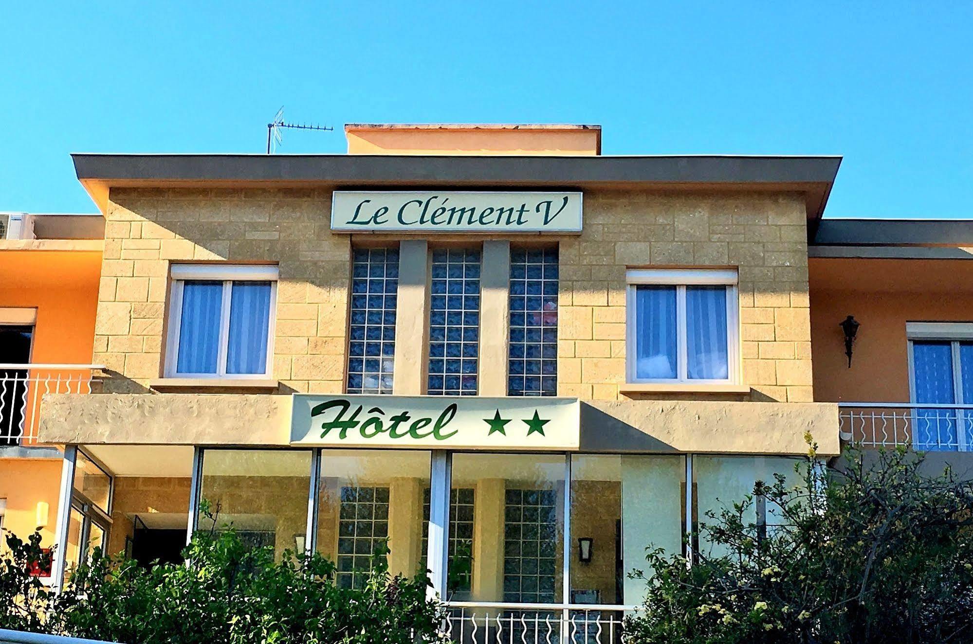 Logis Hotel Le Clement V Roquemaure  Eksteriør billede